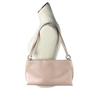 Furla Cream Leather Top Handle Y2K Shoulder Mini Bag